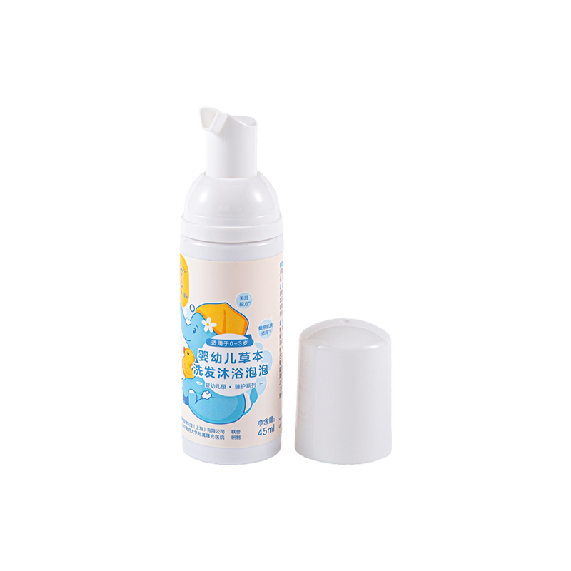 Bouteille de mousse en mousse PE en carton de 45 ml
