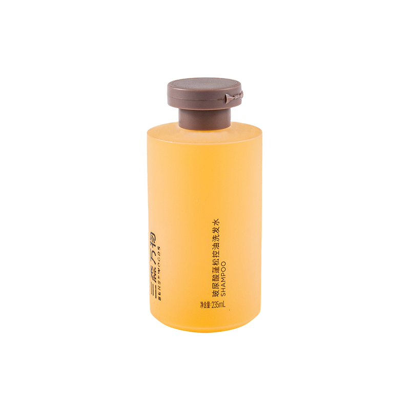 Flacon rond en PP de 230 ml résistant aux produits chimiques et à l'usure