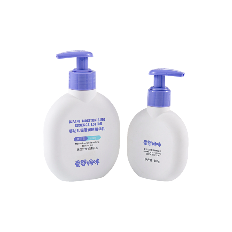 Bouteille PE ronde à couvercle violet simple et belle